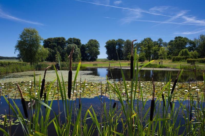 Schlossgut Gross Schwansee Luaran gambar The lake at the centre of the reserve